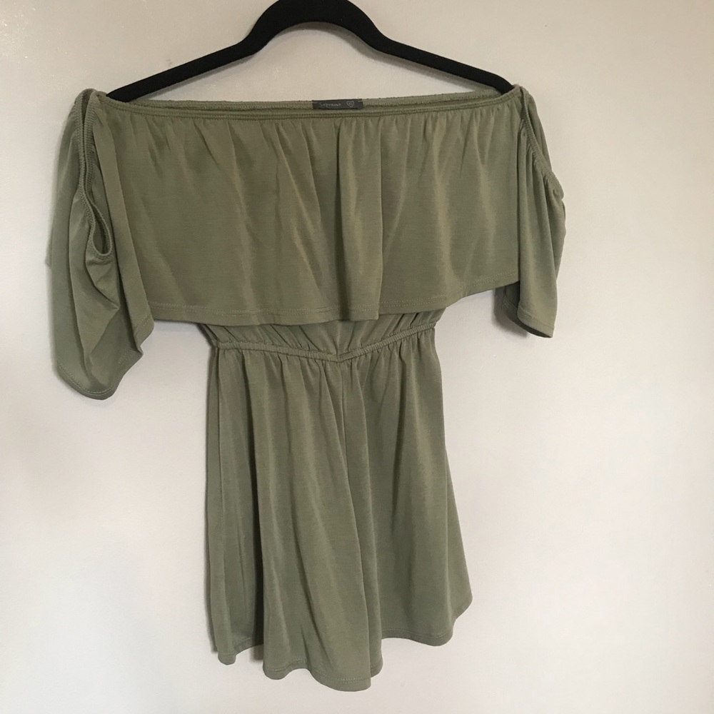 Off the shoulder romper